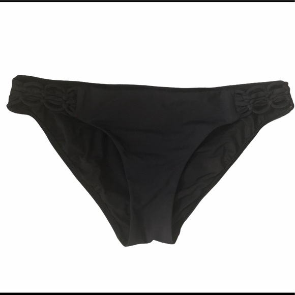 NWT BCBGMaxAzria sexy black bikini top & bottoms S - Picture 8 of 14